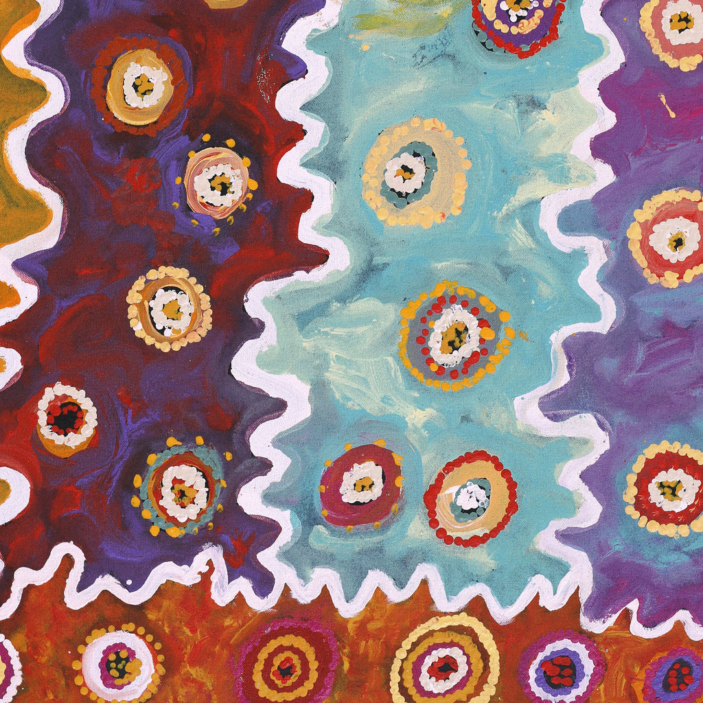 Aboriginal Artwork by Yamangara Thomas Murray, Ngayuku Ngurra, 91x61cm