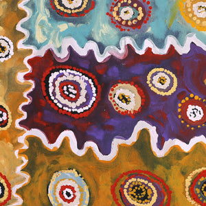Aboriginal Artwork by Yamangara Thomas Murray, Ngayuku Ngurra, 91x61cm - ART ARK®