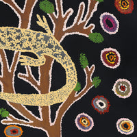 Aboriginal Artwork by Yamangara Thomas Murray, Wati Ngintaka Tjukurpa, 91x91cm