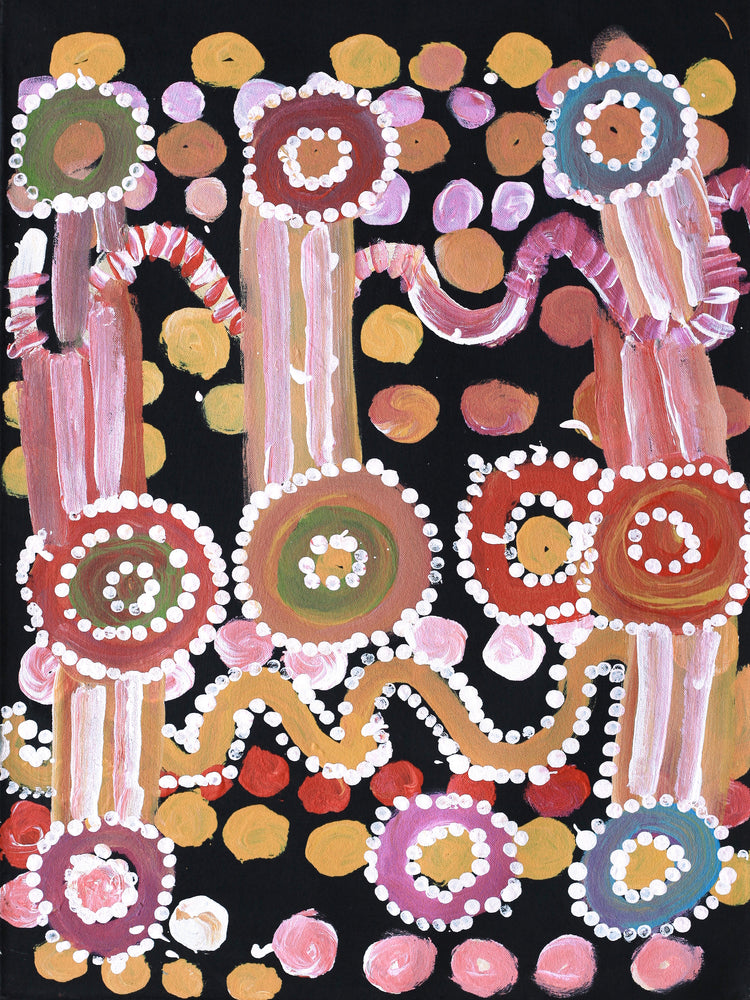 Aboriginal Artwork by Yamangara Thomas Murray, Ngayuku Ngurra, 61x45cm
