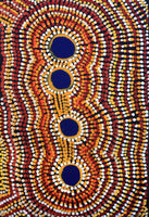 Aboriginal Artwork by Tilly Napaltjarri, Dog Tjukurrpa, 86x71cm