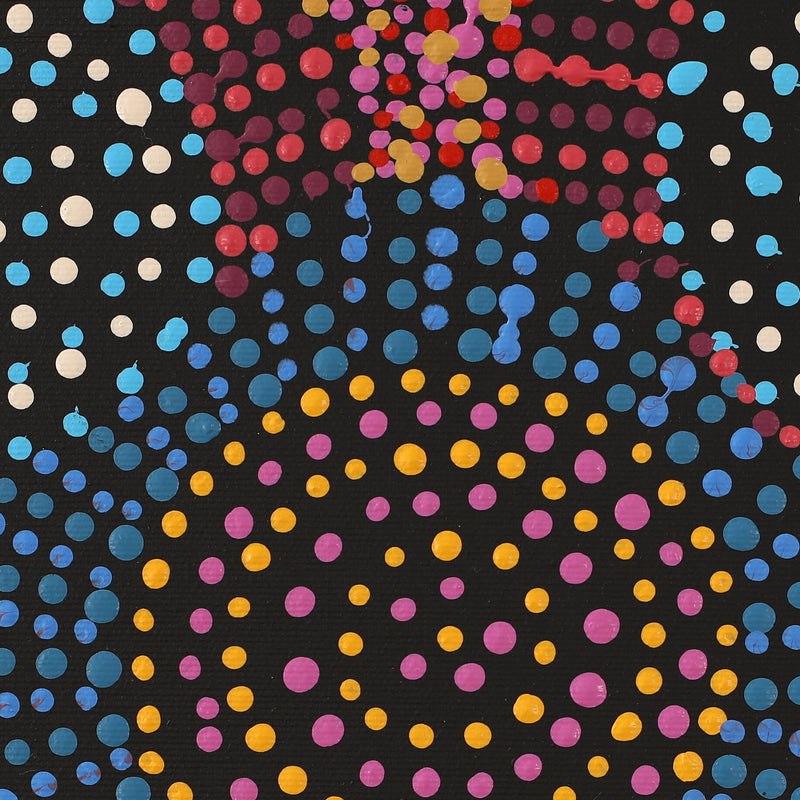 Aboriginal Artwork by Tina Napangardi Martin, Jinti-parnta Jukurrpa, 30x30cm