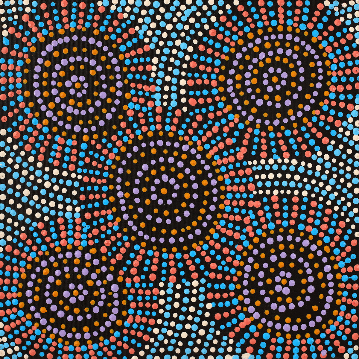 Aboriginal Art by Tina Napangardi Martin, Jinti-parnta Jukurrpa, 30x30cm - ART ARK®