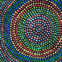 Aboriginal Artwork by Tina Napangardi Martin, Jinti-parnta Jukurrpa, 30x30cm