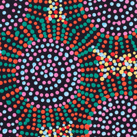 Aboriginal Artwork by Tina Napangardi Martin, Jinti-parnta Jukurrpa, 30x30cm
