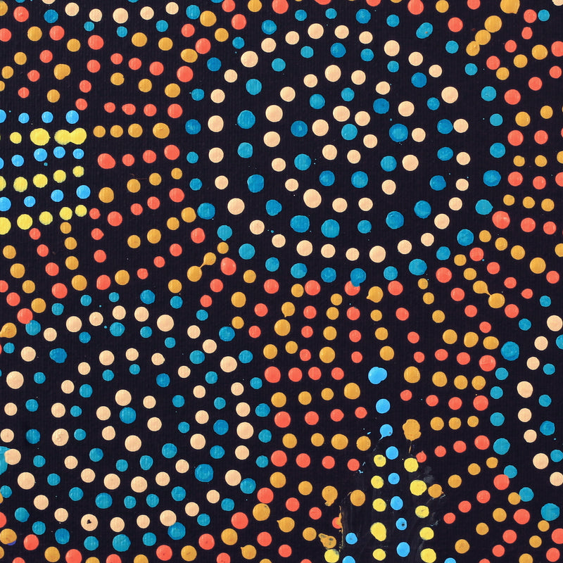 Aboriginal Artwork by Tina Napangardi Martin, Jinti-parnta Jukurrpa, 30x30cm