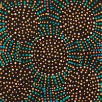 Aboriginal Artwork by Tina Napangardi Martin, Jinti-parnta Jukurrpa, 30x30cm