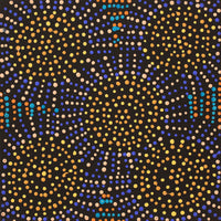 Aboriginal Artwork by Tina Napangardi Martin, Jinti-parnta Jukurrpa, 30x30cm