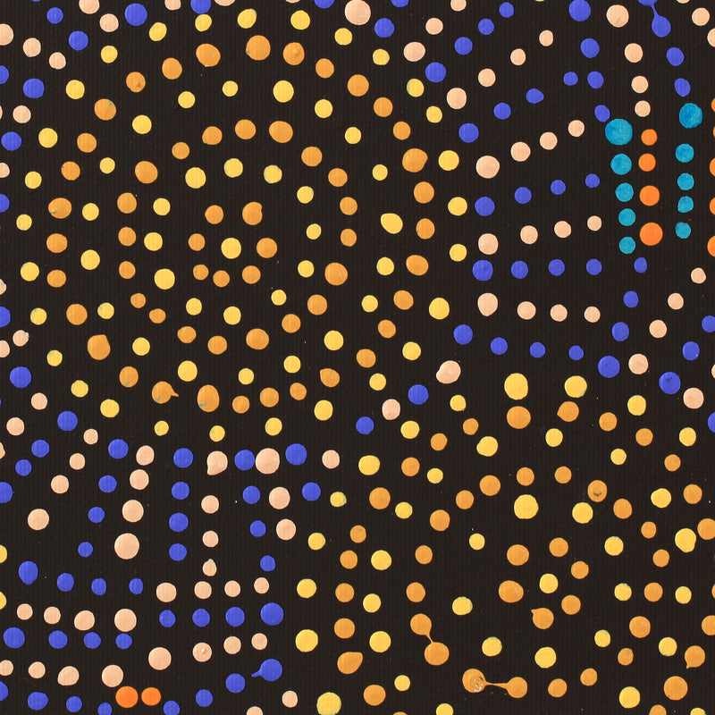 Aboriginal Artwork by Tina Napangardi Martin, Jinti-parnta Jukurrpa, 30x30cm