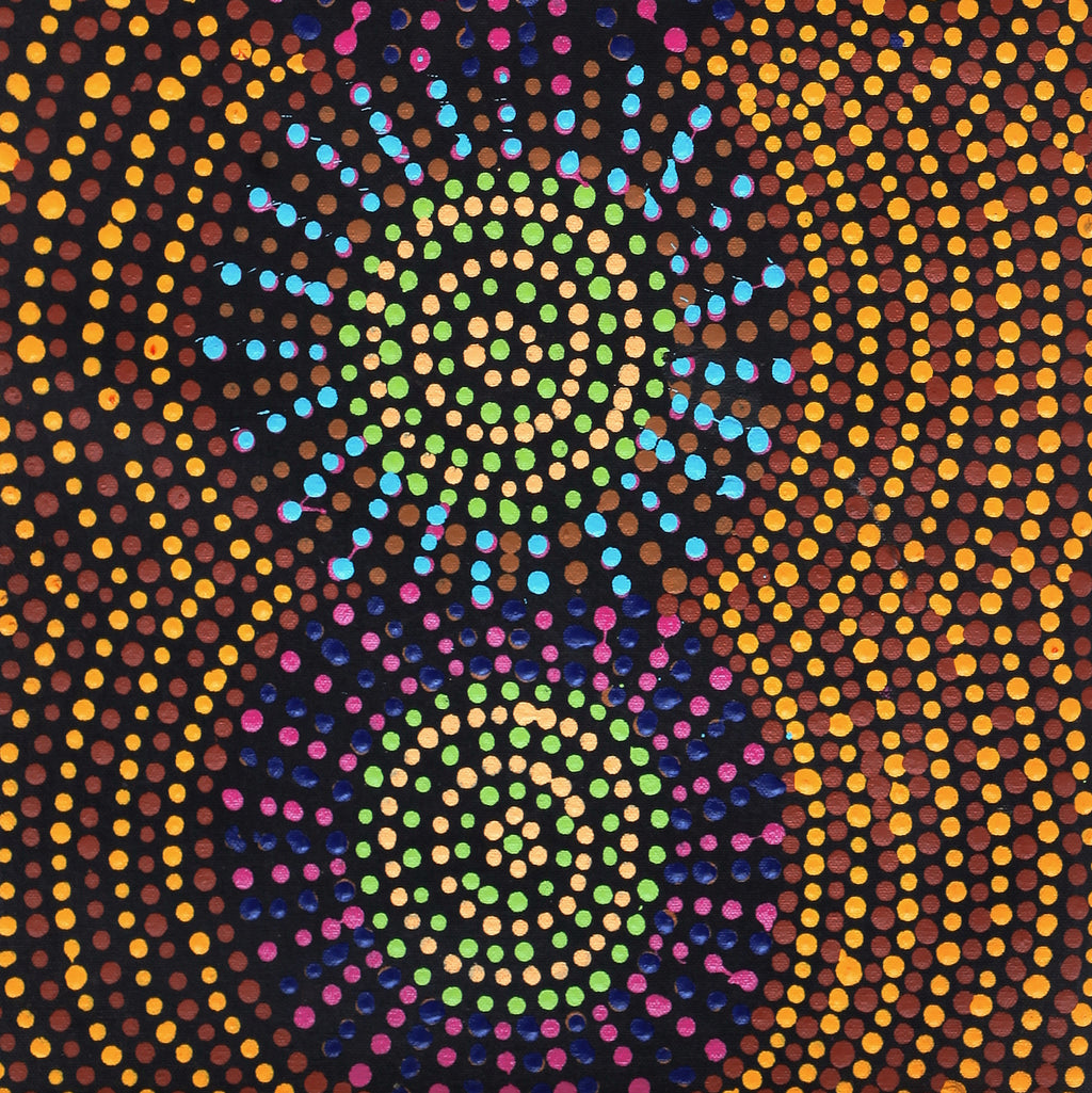 Aboriginal Artwork by Tina Napangardi Martin, Jinti-parnta Jukurrpa, 61x30cm