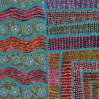 Aboriginal Artwork by Tina Napangardi Martin, Jintiparnta Jukurrpa (Desert Truffle Dreaming) - Mina Mina, 91x61cm