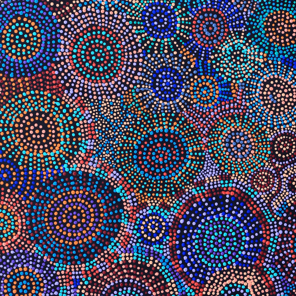 Aboriginal Artwork by Tina Napangardi Martin, Jinti-parnta Jukurrpa, 107x91cm