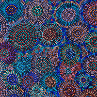 Aboriginal Artwork by Tina Napangardi Martin, Jinti-parnta Jukurrpa, 107x91cm