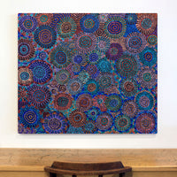 Aboriginal Artwork by Tina Napangardi Martin, Jinti-parnta Jukurrpa, 107x91cm