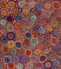 Aboriginal Artwork by Tina Napangardi Martin, Jinti-parnta Jukurrpa, 122x107cm