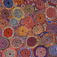 Aboriginal Artwork by Tina Napangardi Martin, Jinti-parnta Jukurrpa, 122x107cm
