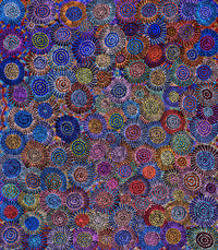 Aboriginal Artwork by Tina Napangardi Martin, Jinti-parnta Jukurrpa, 122x107cm