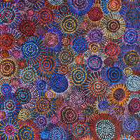 Aboriginal Artwork by Tina Napangardi Martin, Jinti-parnta Jukurrpa, 122x61cm