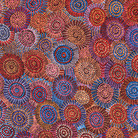 Aboriginal Artwork by Tina Napangardi Martin, Jinti-parnta Jukurrpa, 122x76cm