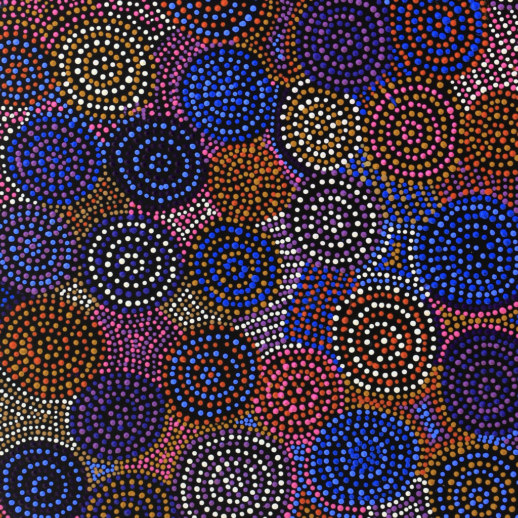 Aboriginal Artwork by Tina Napangardi Martin, Jinti-parnta Jukurrpa, 152x61cm