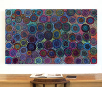 Aboriginal Artwork by Tina Napangardi Martin, Jinti-parnta Jukurrpa, 152x91cm