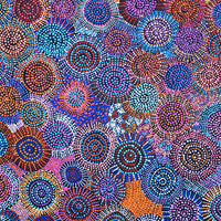 Aboriginal Artwork by Tina Napangardi Martin, Jinti-parnta Jukurrpa, 182x107cm