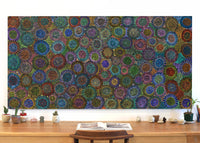 Aboriginal Artwork by Tina Napangardi Martin, Jinti-parnta Jukurrpa, 182x91cm