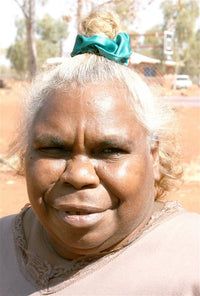 Aboriginal Artwork by Tina Napangardi Martin, Ngapa Jukurrpa - Puyurru, 30x30cm