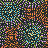 Aboriginal Artwork by Tina Napangardi Martin, Jinti-parnta Jukurrpa, 30x30cm
