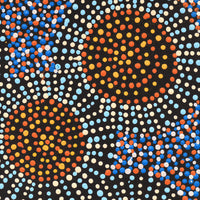Aboriginal Artwork by Tina Napangardi Martin, Jinti-parnta Jukurrpa, 30x30cm