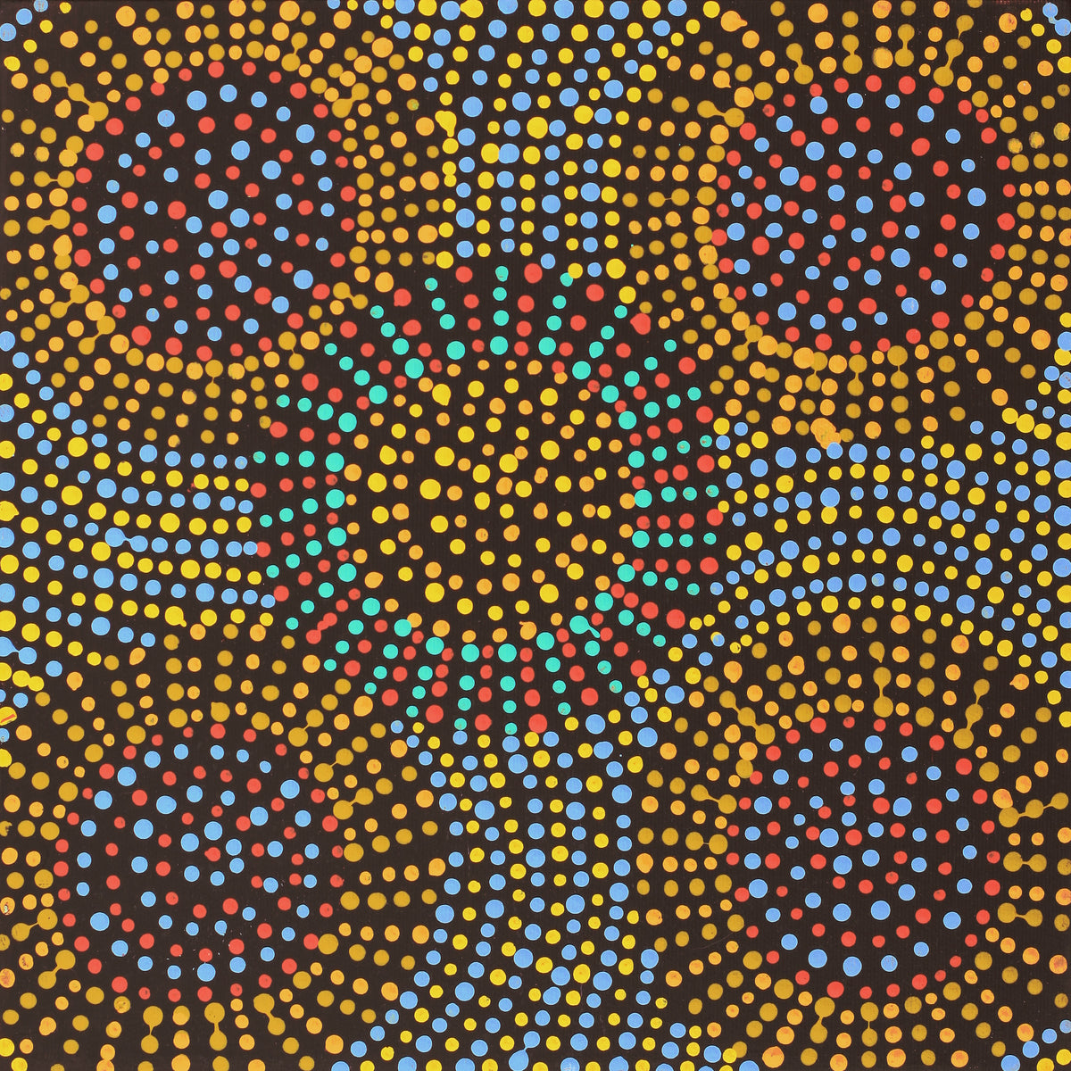 Aboriginal Art by Tina Napangardi Martin, Jinti-parnta Jukurrpa, 30x30cm - ART ARK®