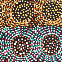 Aboriginal Artwork by Tina Napangardi Martin, Jinti-parnta Jukurrpa, 30x30cm