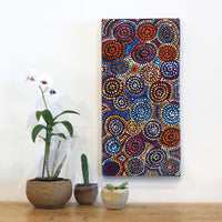 Aboriginal Artwork by Tina Napangardi Martin, Jinti-parnta Jukurrpa, 61x30cm