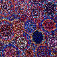 Aboriginal Artwork by Tina Napangardi Martin, Jinti-parnta Jukurrpa, 122x61cm