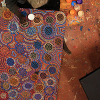Aboriginal Artwork by Tina Napangardi Martin, Jinti-parnta Jukurrpa, 122x76cm