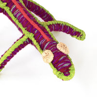 Aboriginal Artwork by Tjawina Nellie Robert - Tjanpi Tinka (lizard) Sculpture