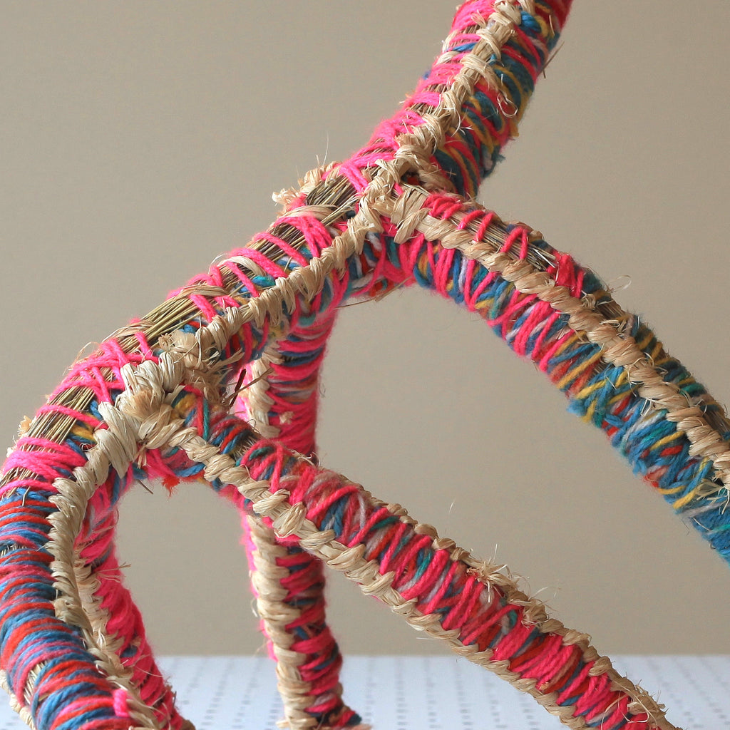 Aboriginal Artwork by Tjungurra George - Tjanpi Tinka (goanna) Sculpture