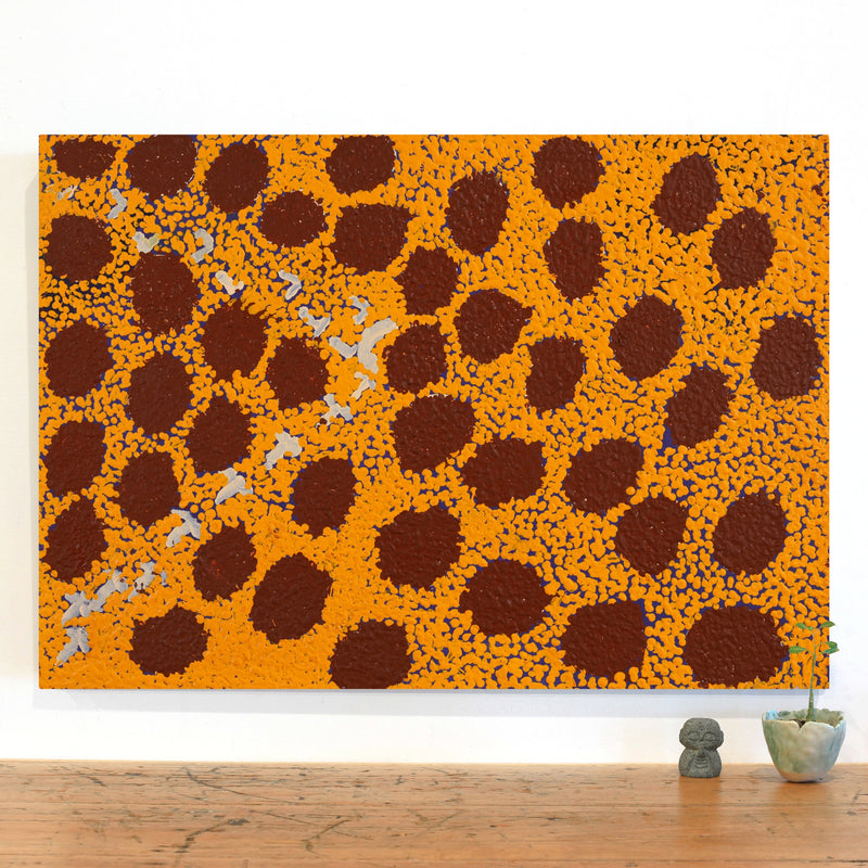 Aboriginal Artwork by Tjuruparu Watson, Wati Kipara, 78x54cm