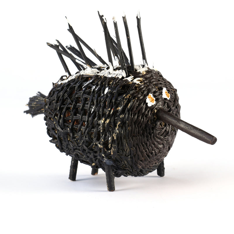 Aboriginal Artwork by Tony Raguwanga Cameron, Carved Sculpture of a Djirmanga (Echidna)