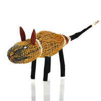 Aboriginal Artwork by Tony Raguwanga Cameron, Gapuwiyak - Woven Dog