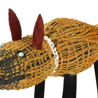 Aboriginal Artwork by Tony Raguwanga Cameron, Gapuwiyak - Woven Dog
