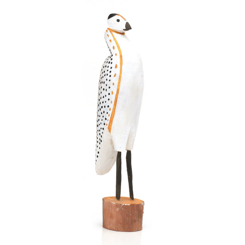 Aboriginal Artwork by Tony Raguwanga Cameron, Gapuwiyak - Carved Sculpture of a Crested Pigeon