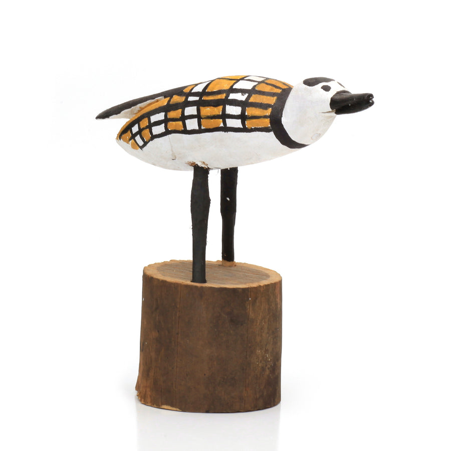 Aboriginal Artwork by Tony Raguwanga Cameron, Gapuwiyak - Carved Sculpture of a Djiwadak (friar bird)