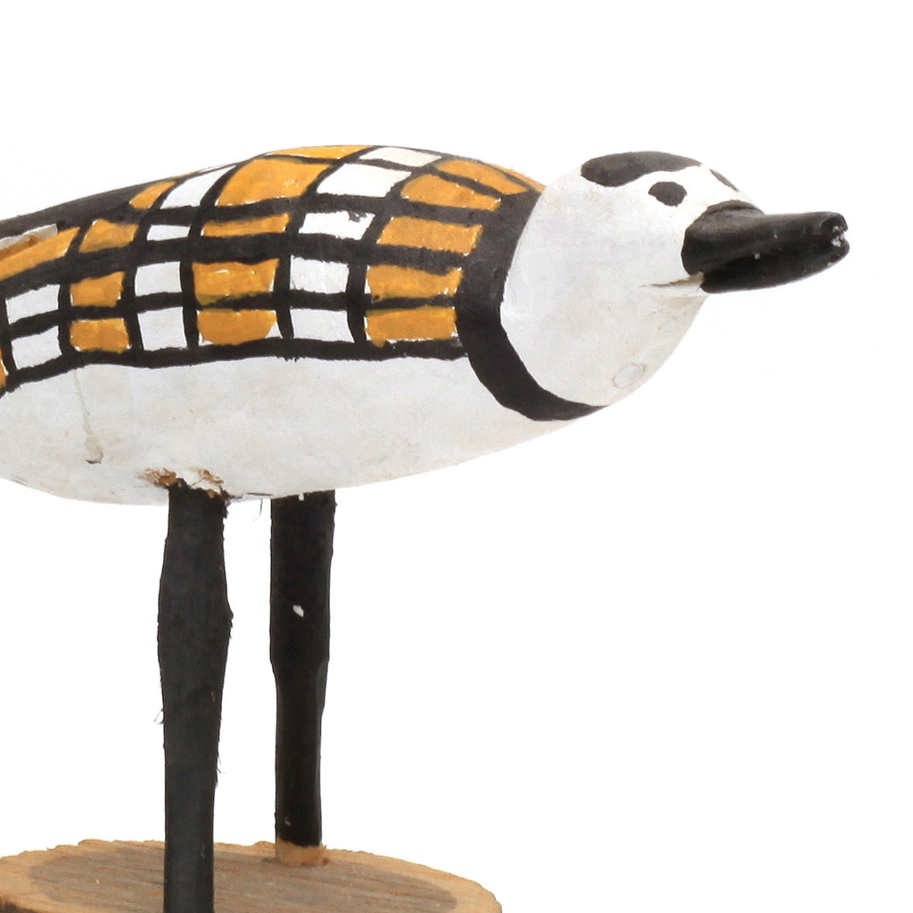 Aboriginal Artwork by Tony Raguwanga Cameron, Gapuwiyak - Carved Sculpture of a Djiwadak (friar bird)