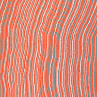 Aboriginal Artwork by Topsy Napurrurla Fisher, Ngapa Jukurrpa (Water Dreaming) - Puyurru, 107x61cm