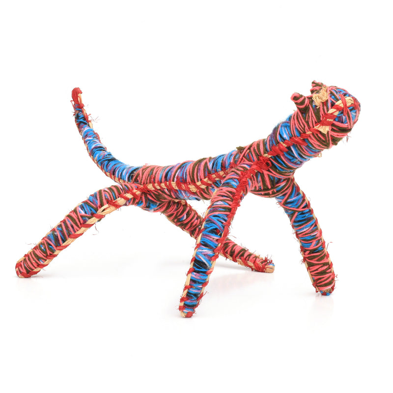 Aboriginal Artwork by Tracey Yates - Camp Dog Tjanpi Sculpture