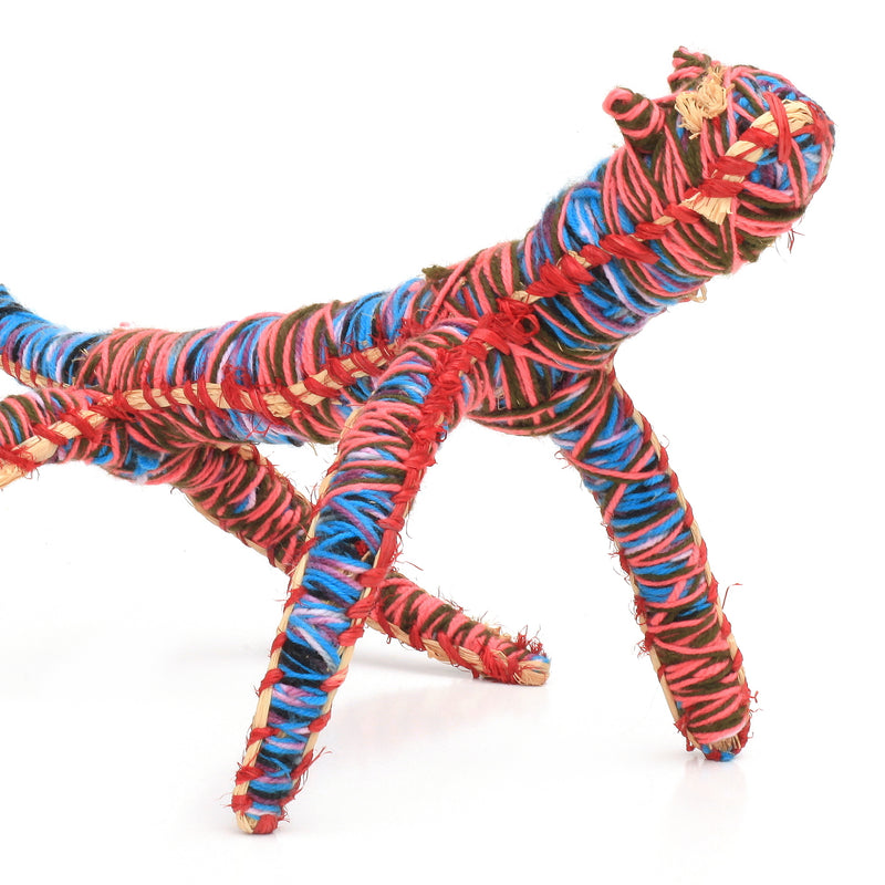 Aboriginal Artwork by Tracey Yates - Camp Dog Tjanpi Sculpture