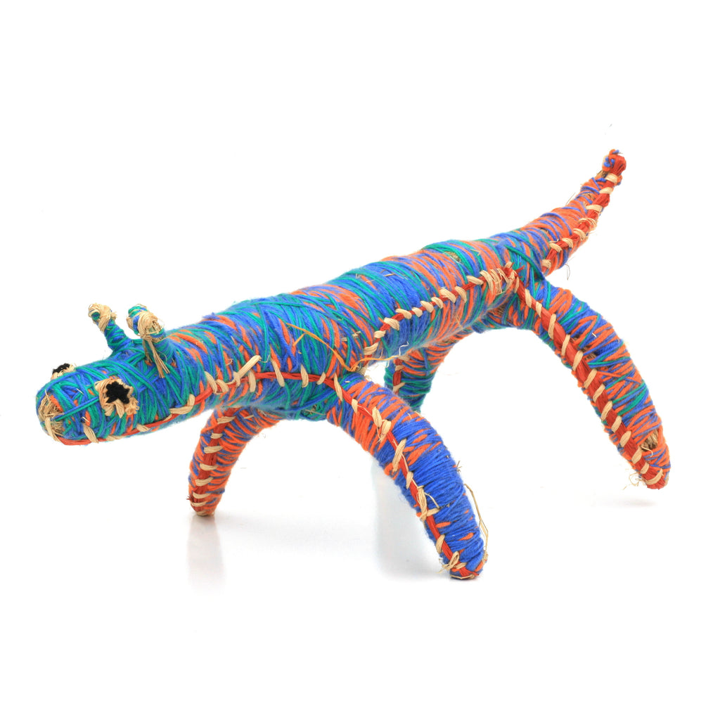 Aboriginal Artwork by Tracey Yates - Camp dog Tjanpi Sculpture