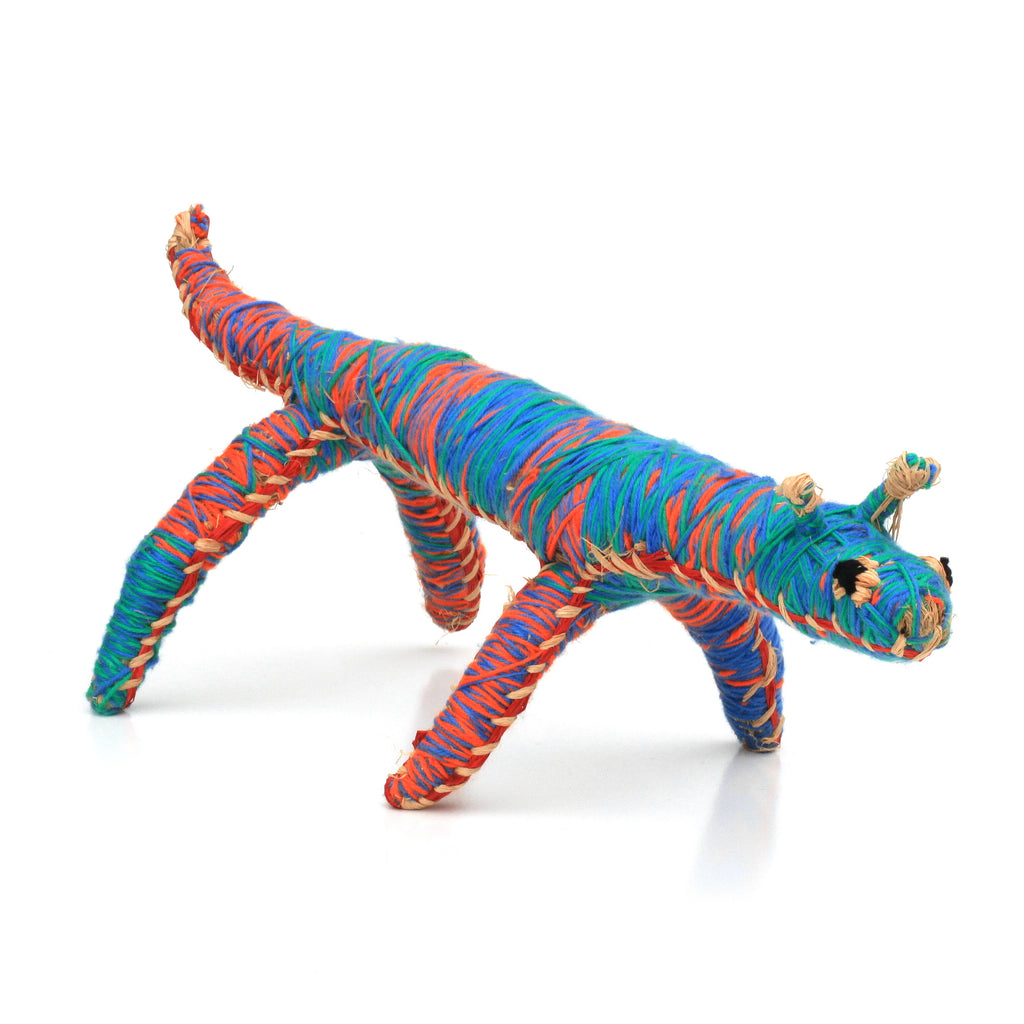 Aboriginal Artwork by Tracey Yates - Camp dog Tjanpi Sculpture
