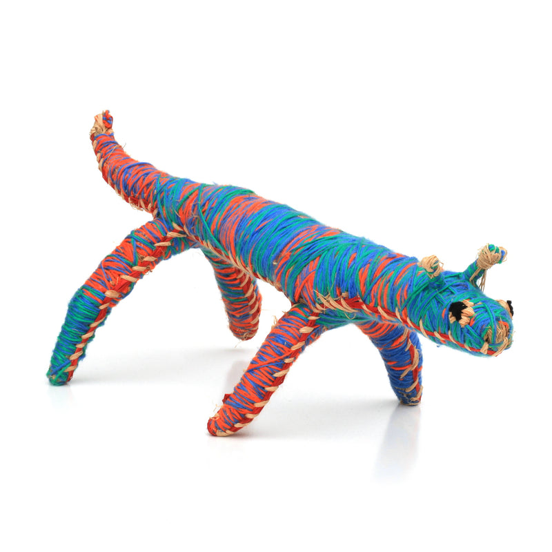 Aboriginal Artwork by Tracey Yates - Camp dog Tjanpi Sculpture